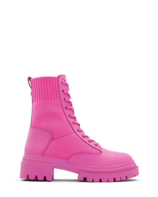 Aldo pink boots cheap