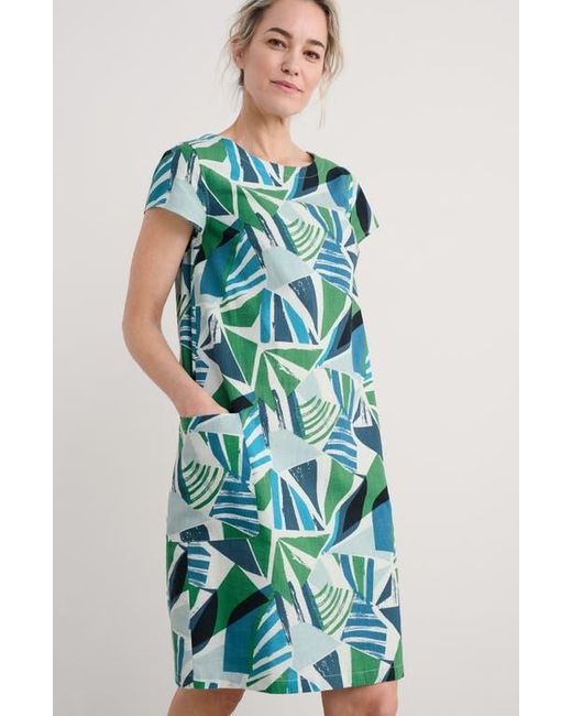 Seasalt Cornwall Green River Cove Shift Dress
