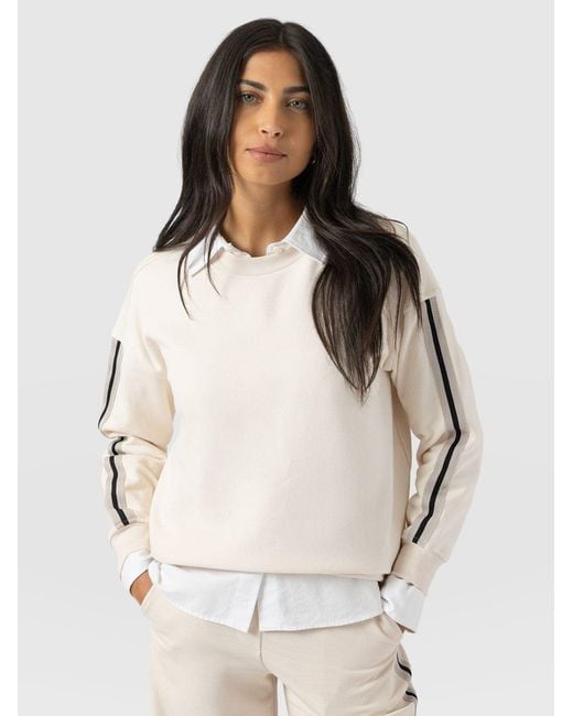 Saint + Sofia Natural Victory Sweatshirt