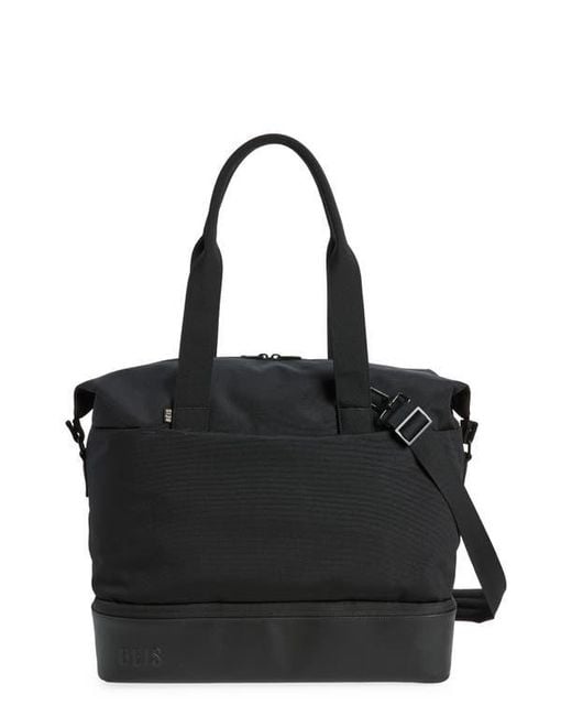 BEIS Black The Weekender Bag