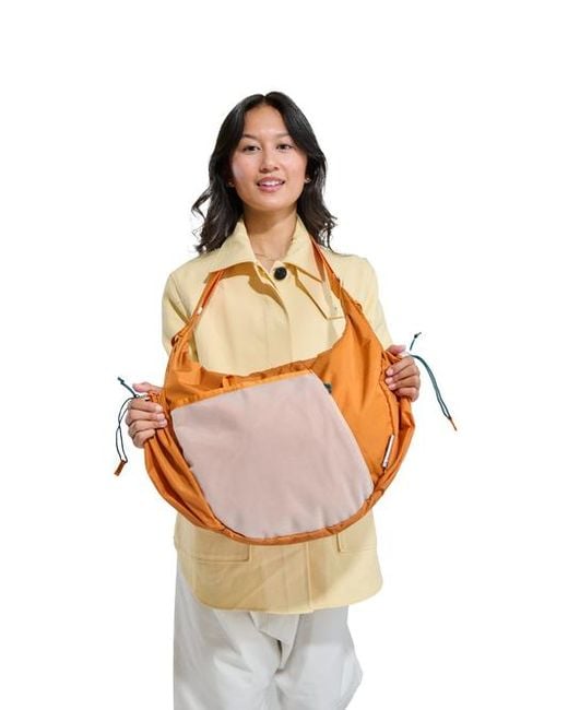 BABOON TO THE MOON White Crescent Crossbody Big 8L
