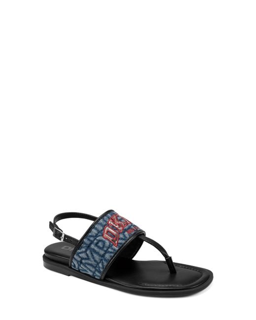DKNY Black Celadine Slingback Sandal