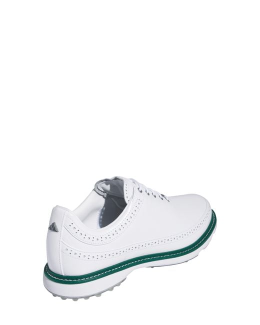 Adidas Originals White Gender Inclusive Mc80 Spikeless Golf Shoe