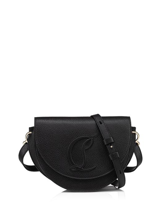 Christian Louboutin Black By My Side Leather Crossbody Bag