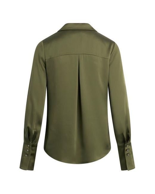 FAVORITE DAUGHTER Green The Lily Button-Up Shirt