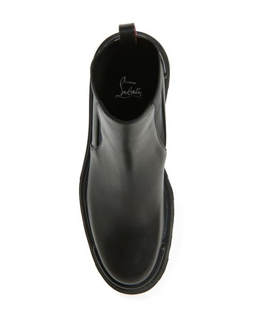 Christian Louboutin Black Machacroche Dune Chelsea Boot for men