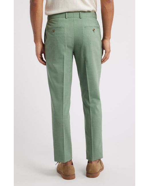 Nordstrom Green Henrik Trim Fit Solid Stretch Wool Suit Pants for men