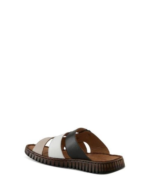 Spring Step Brown Olly Slide Sandal