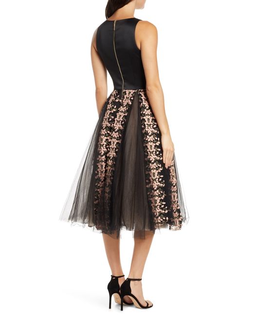 bronx and banco black lace dress
