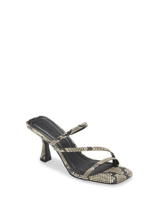 Open Edit Metallic Tawney Sandal