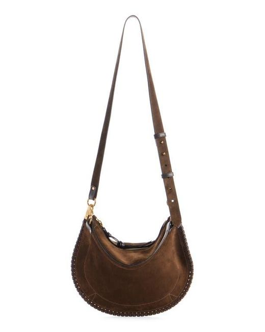 Isabel Marant Brown Oskan Soft Zipped Shoulder Bag