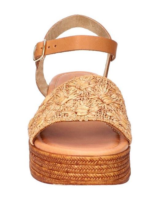 Bella Vita Brown Kea Espadrille Wedge Sandal