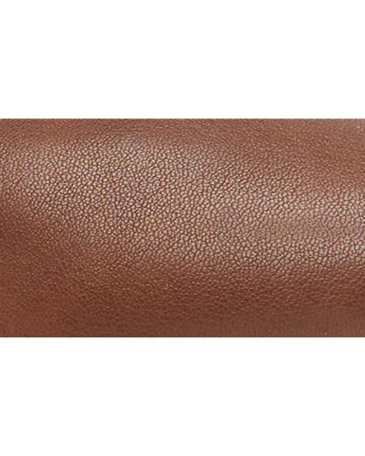 Miu Miu Brown Ruched Ballerina Flat