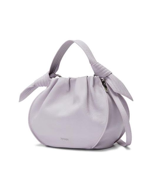 orYANY Purple Selena Leather Bucket Bag