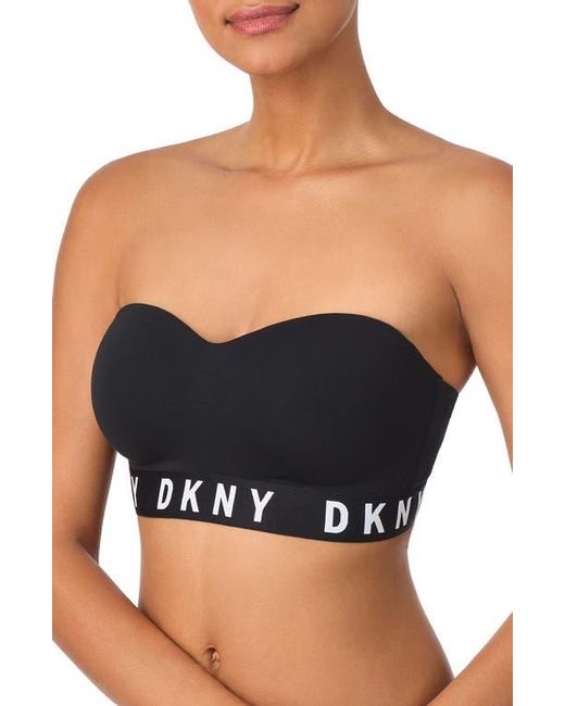 DKNY Black Cozy Removable Strap Wireless Bra