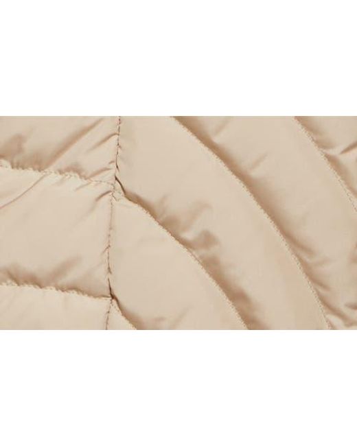 Moncler Natural Mixed Media Down Jacket