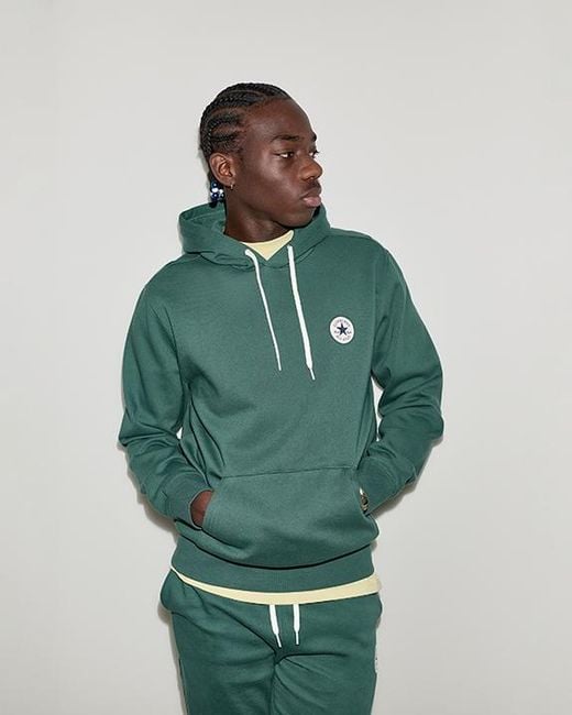 Converse Green Chuck Patch Hoodie for men