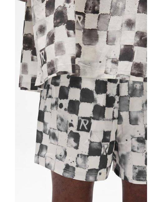 Represent Multicolor Poolside Check Swim Trunks for men