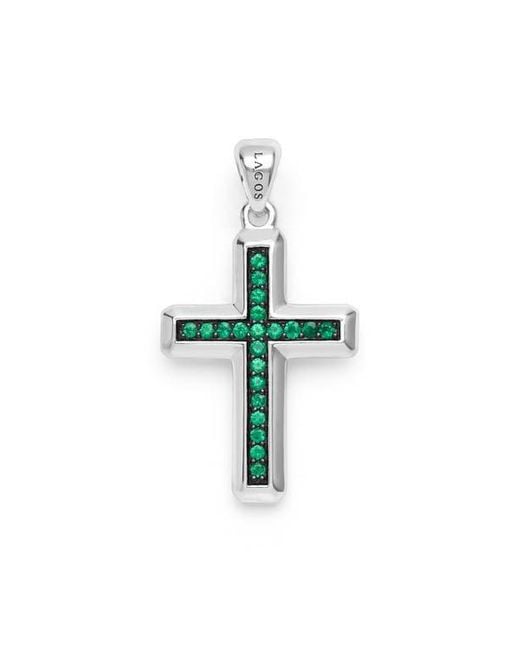 Lagos Green Anthem Cross Pendant