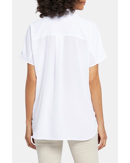 NYDJ White Becky Shirt