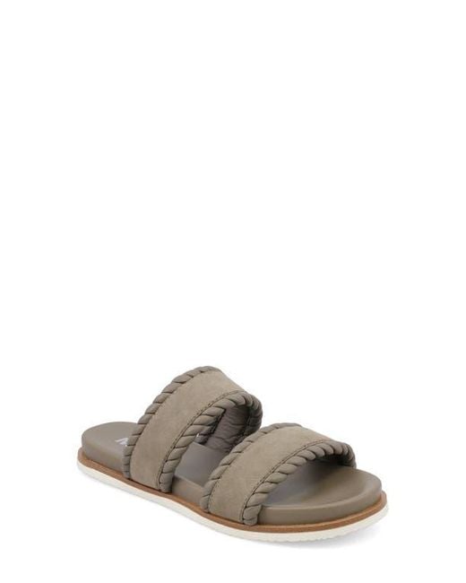 MIA Gray Vada Two-Strap Sandal