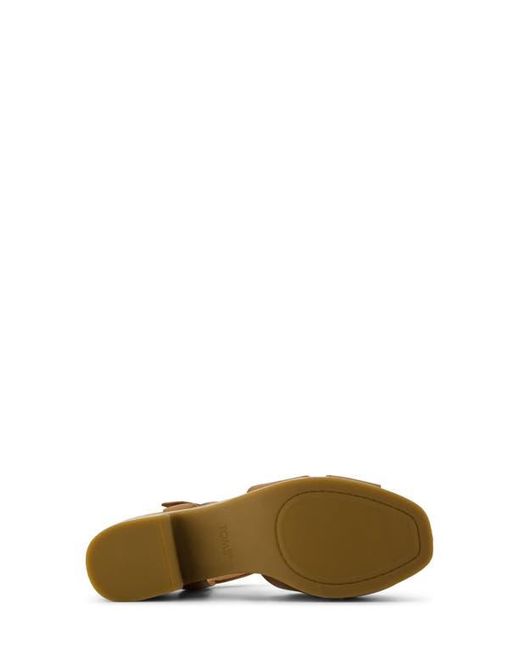 TOMS Brown Isla Platform Sandal