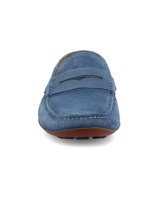 Taft Blue The Luke Driver Moc for men