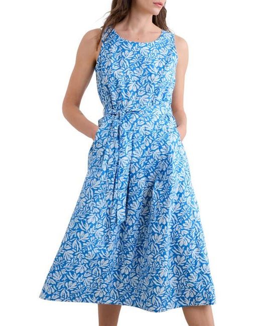 Seasalt Cornwall Blue Belle Sleeveless Fit & Flare Dress