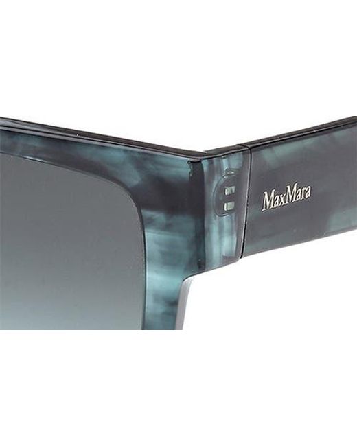 Max Mara Multicolor Glimpse 54Mm Round Sunglasses
