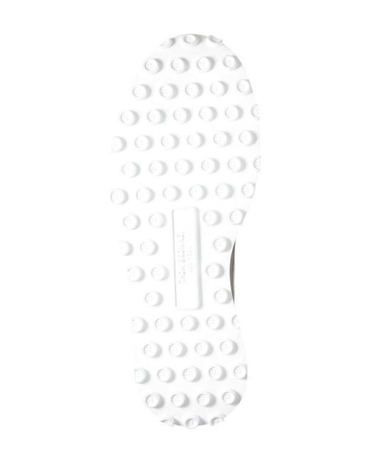Thom Browne White Soft Tech Running Shoe for men