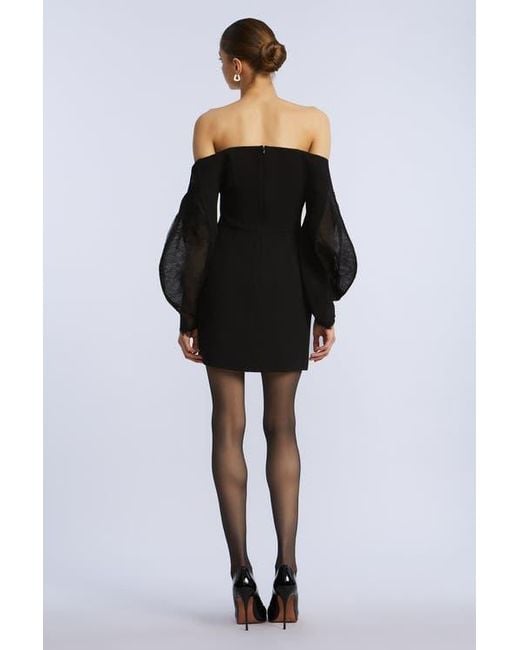 Lace Bcbgmaxazria Cocktail Dresses BCBGMAXAZRIA Women's Black Lace