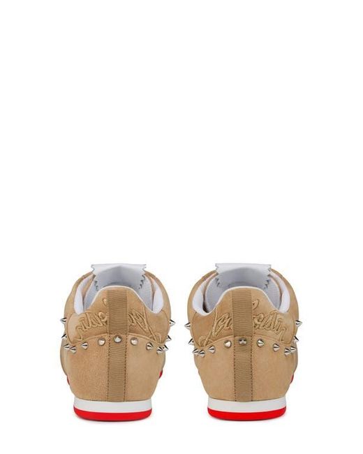 Christian Louboutin Brown Eleonora T-Toe Sneaker