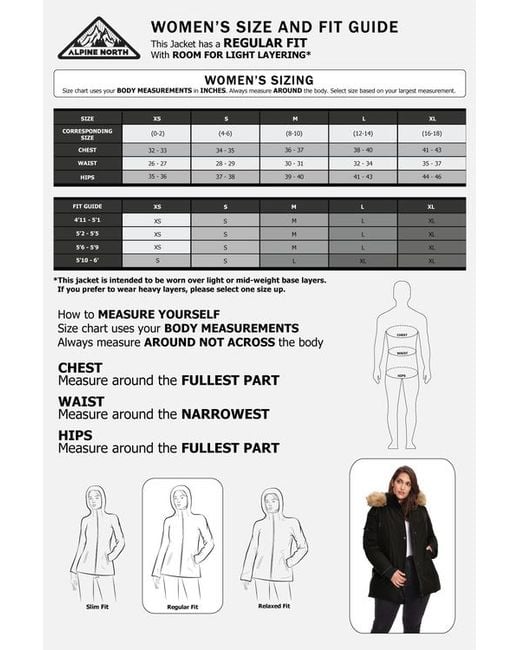 Alpine North Black Glacier Plus Size