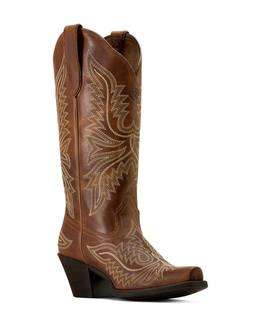 Ariat Brown Round Up Collins Western Boot
