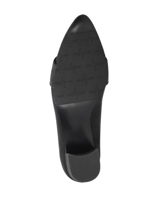Easy Street Black Amber Pointed Toe Pump