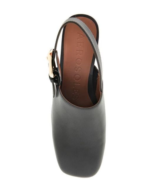 Aerosoles Black Shayla Platform Clog