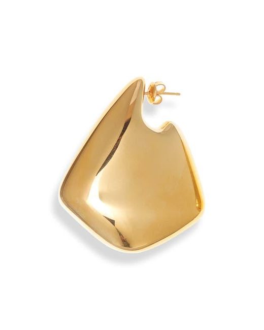 Bottega Veneta Metallic Small Vahuo Fin Earrings