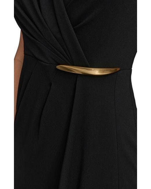 Donna Karan Black Sleeveless Gown