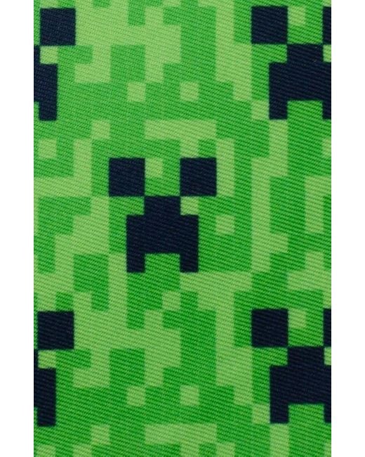 Cufflinks Inc. Green Minecraft Creeper Tie for men