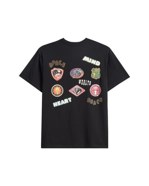 BBCICECREAM Black Bb Mantra Cotton Graphic T-Shirt for men