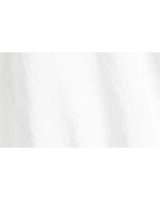 Nation Ltd White Charlene Puff Sleeve Organic Cotton Top