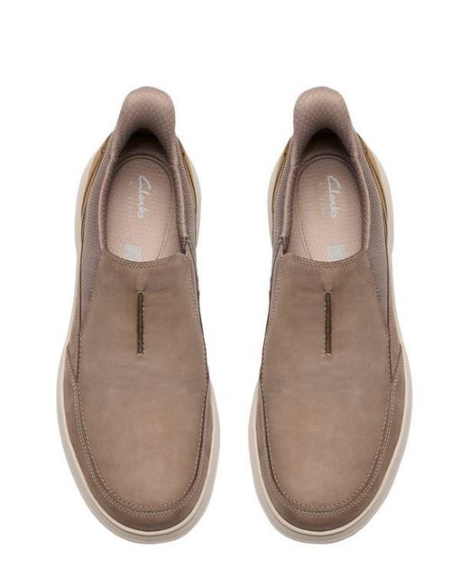 Clarks Brown Mullan Step Sneaker for men
