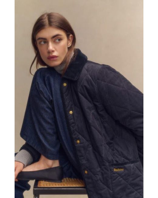 Barbour Cornelia Quilted Jacket in Blue | Lyst