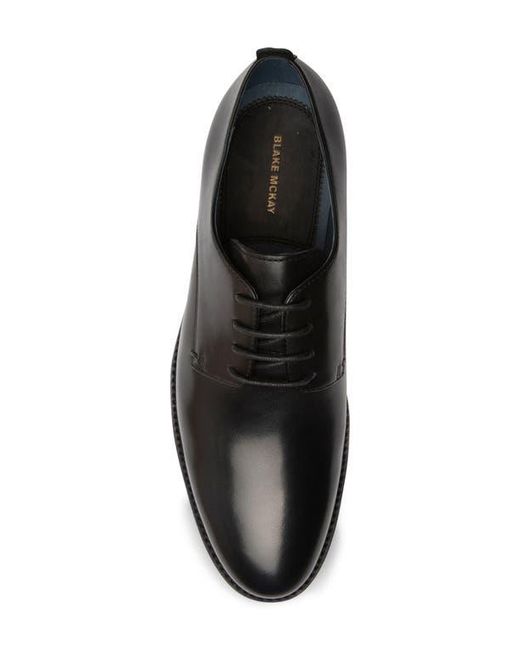 Blake McKay Black Powell Plain Toe Derby for men