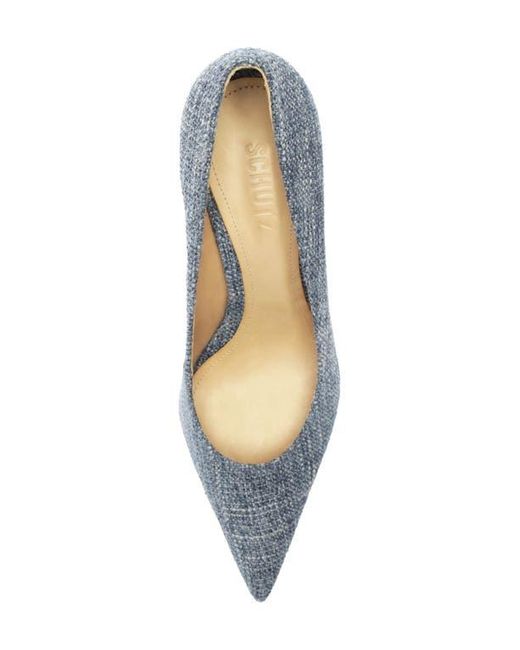 SCHUTZ SHOES Blue Lou Pointed Toe Pump