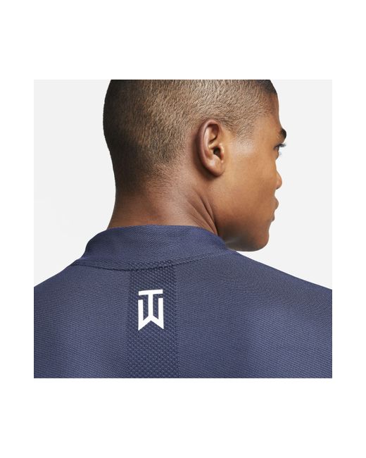 Tiger woods mock store neck golf polo