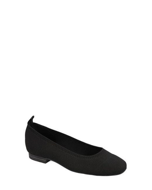 MIA Black Raisa Stretch Knit Flat