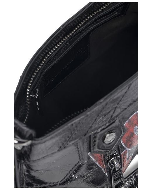 Zadig & Voltaire Black Sunny Mood Punk Crossbody Bag