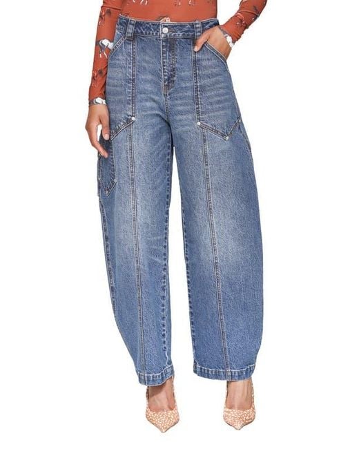 Avec Les Filles Blue Zucchini Leg Carpenter Jeans