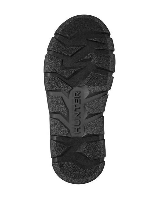 Hunter Black Madi Platform Puffer Slipper